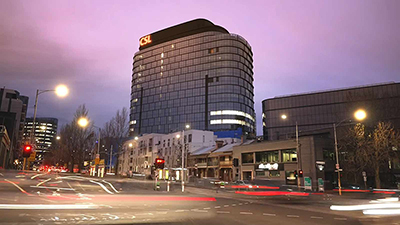 exterior of CSL Headquarters in Melbourne, Australia